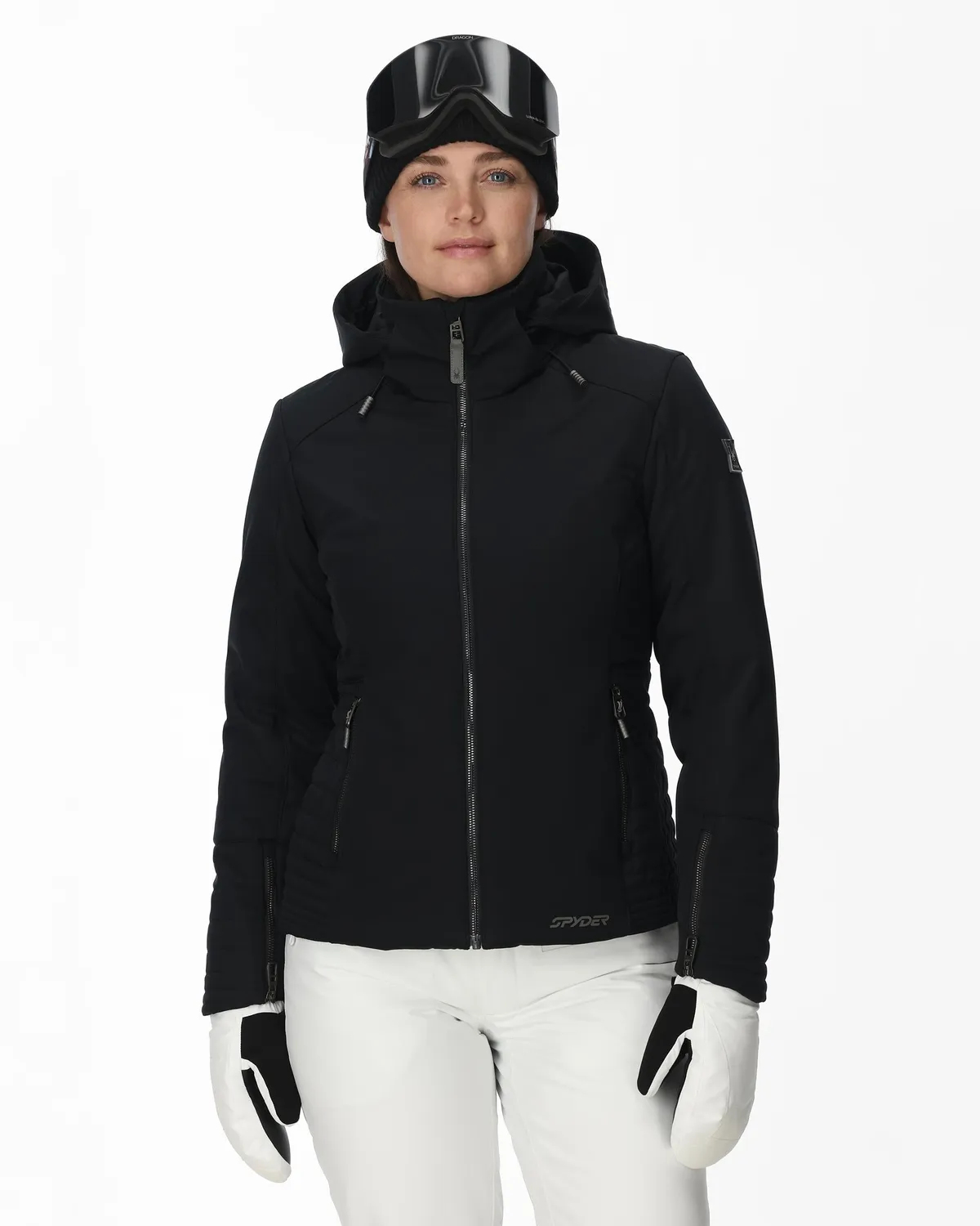 Spyder Schatzi skijakke dame sort 30K