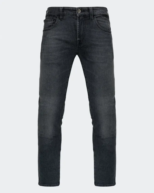 Rokker Wheeler Grey motorsykkeljeans grå stretch