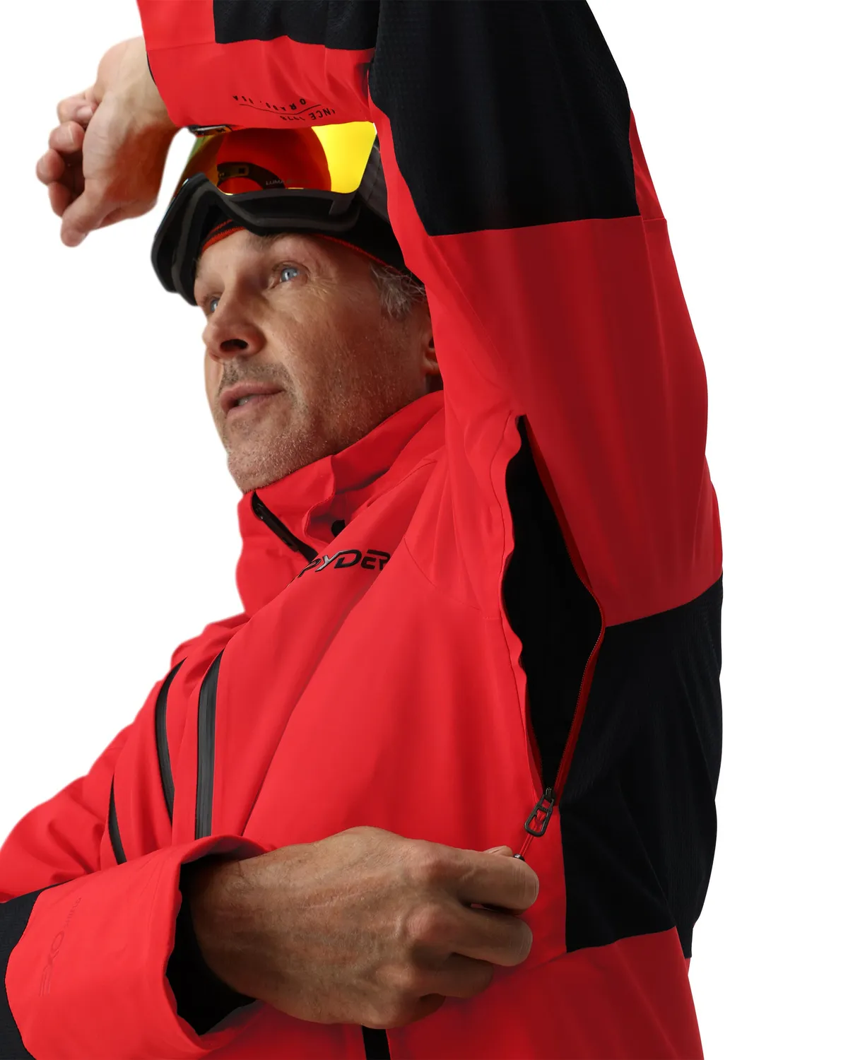 Spyder Alyeska jakke herre spyder red – 30K vanntett