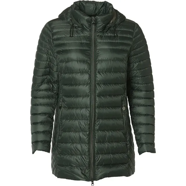 Windfield Albina Light Down dunjakke dame oliven hette