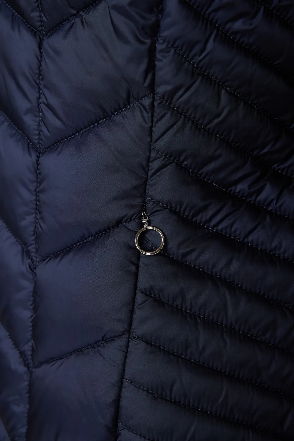 Windfield Gunda dunjakke navy varm vårjakke