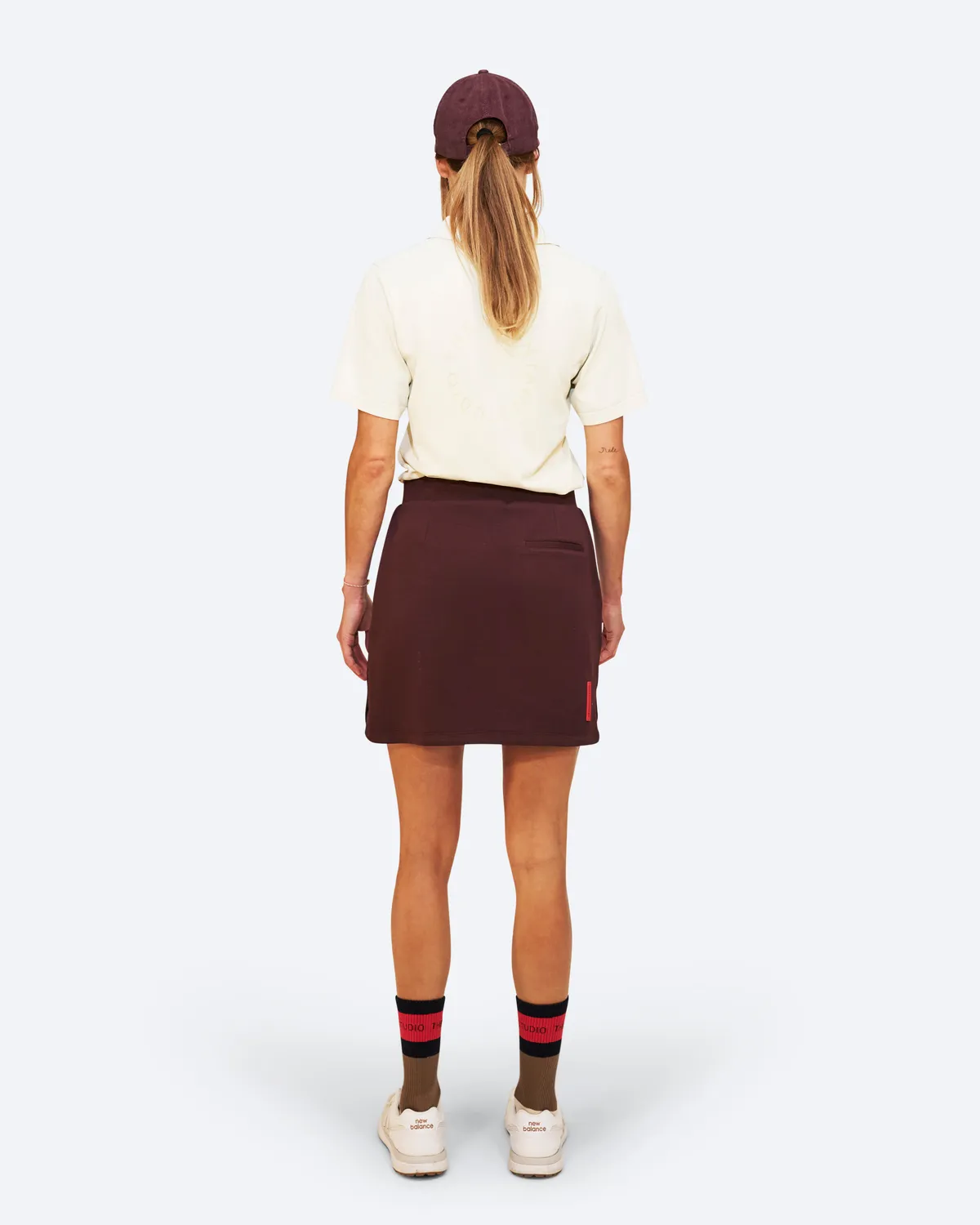 The Mountain Studio L-18 W skjørt Fudge med innershorts golf