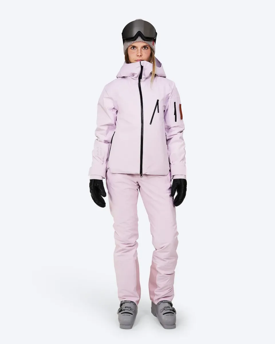 The Mountain Studio S-5 W skijakke Lilac Snow isolert