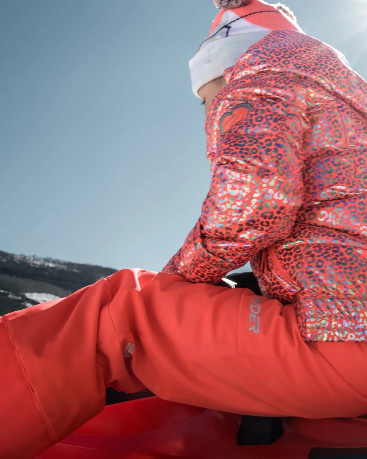 Spyder Expedition skibukse småbarn electric coral 10K