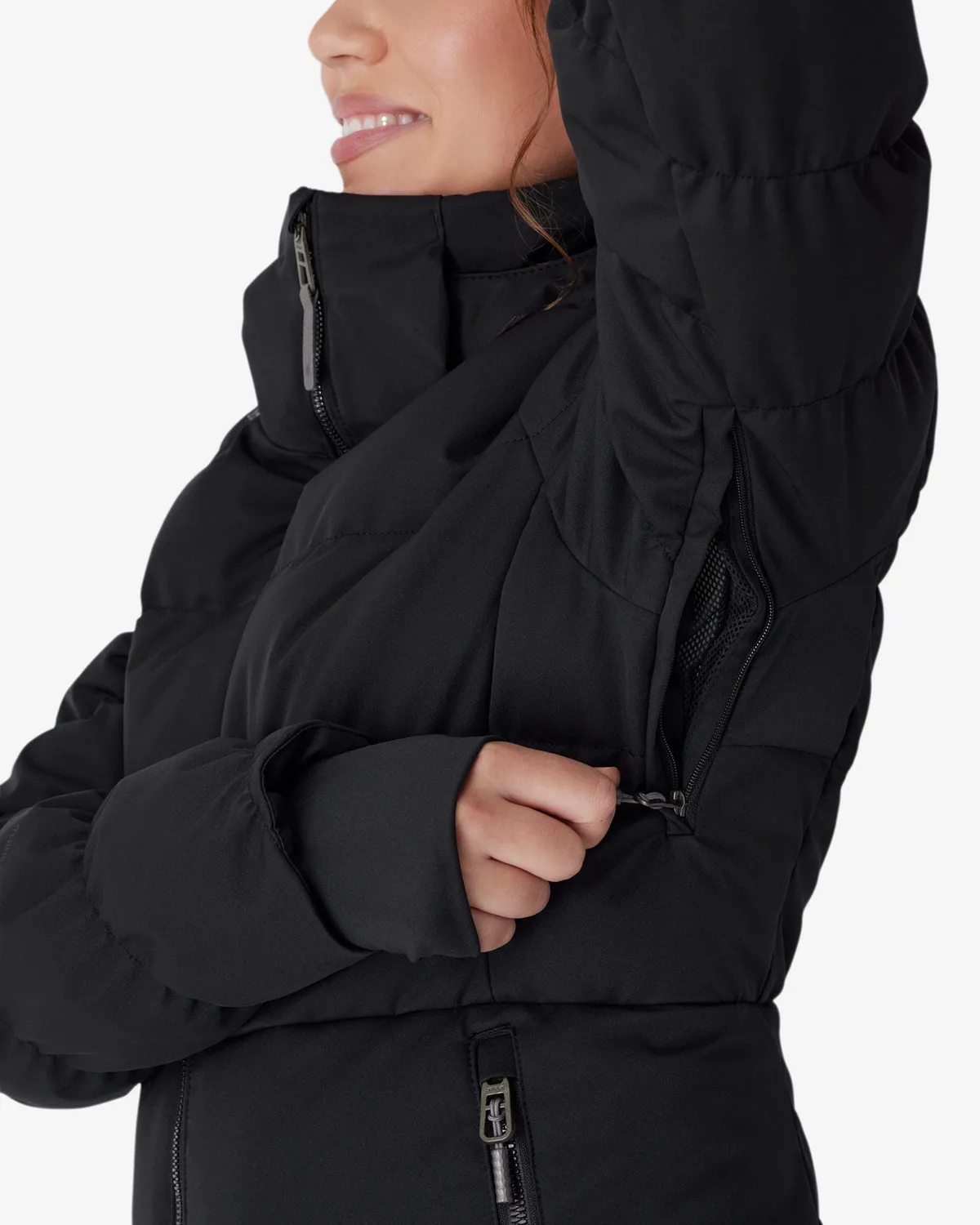 Spyder Haven jakke Black syntetdun