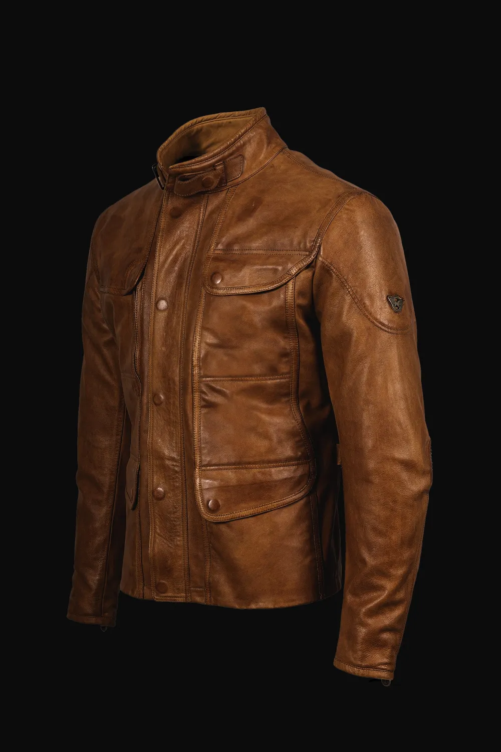 Matchless Kensington motorsykkeljakke antique cuero skinn