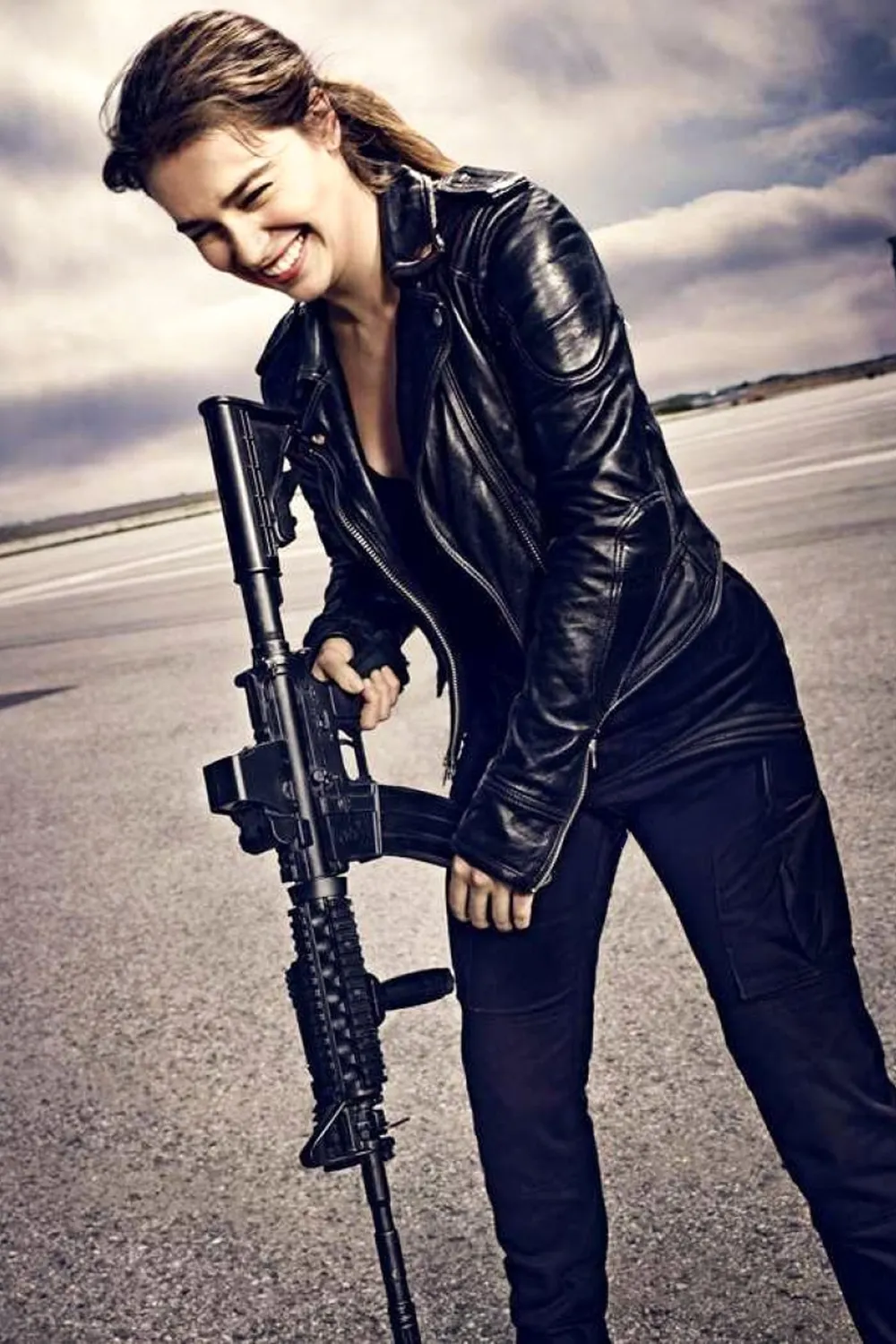 Matchless Scarlet Blouson skinnjakke svart dame nappa