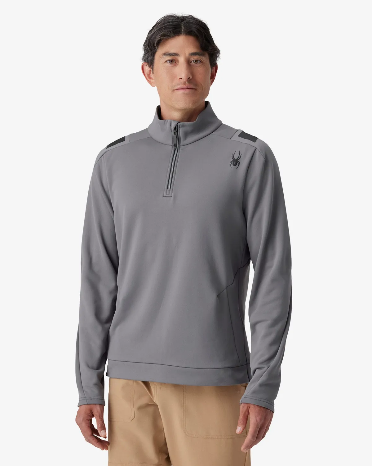 Spyder Speed Fleece 1/4 Zip fleecegenser svart stretch
