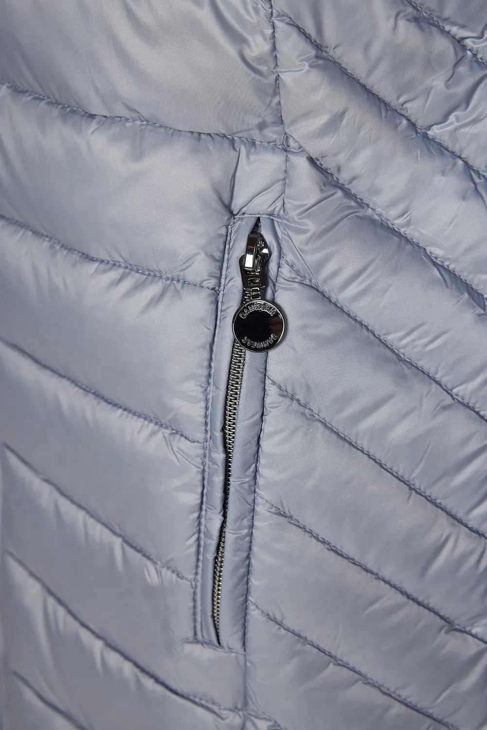 Windfield Albina Light Down dunjakke light blue/sand