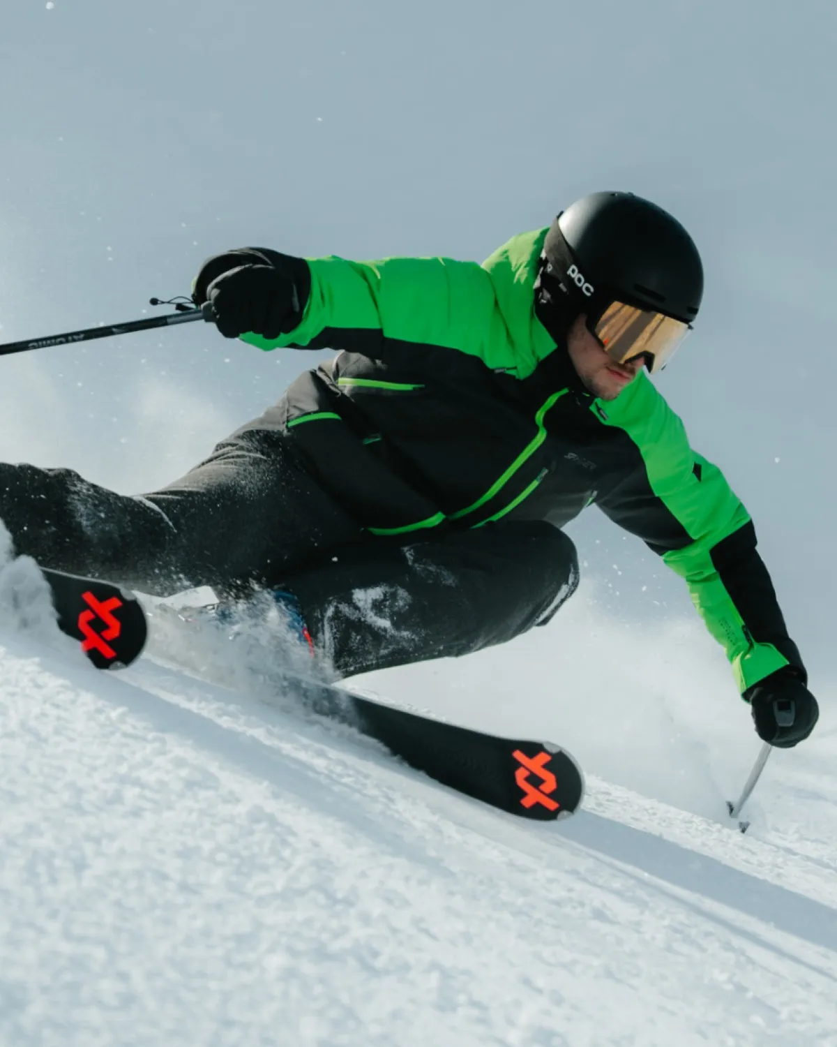Spyder Vanqysh skijakke herre Black Melange 30K