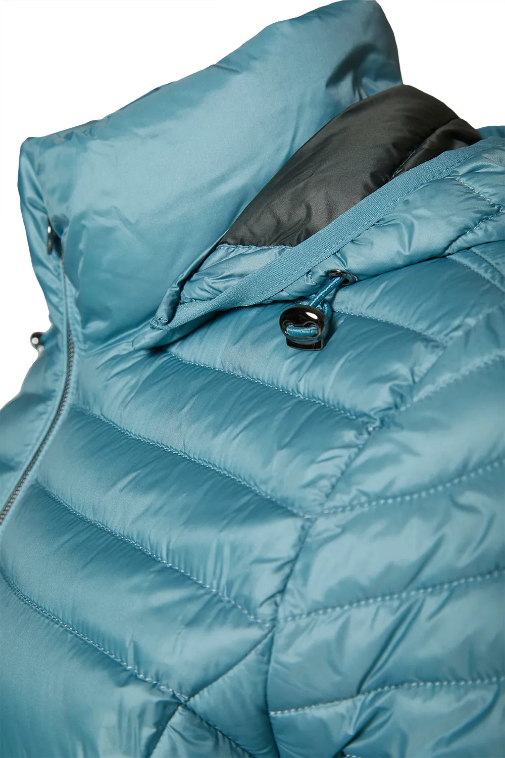 Danwear Windfield Albina Light Down dunjakke smokeblue