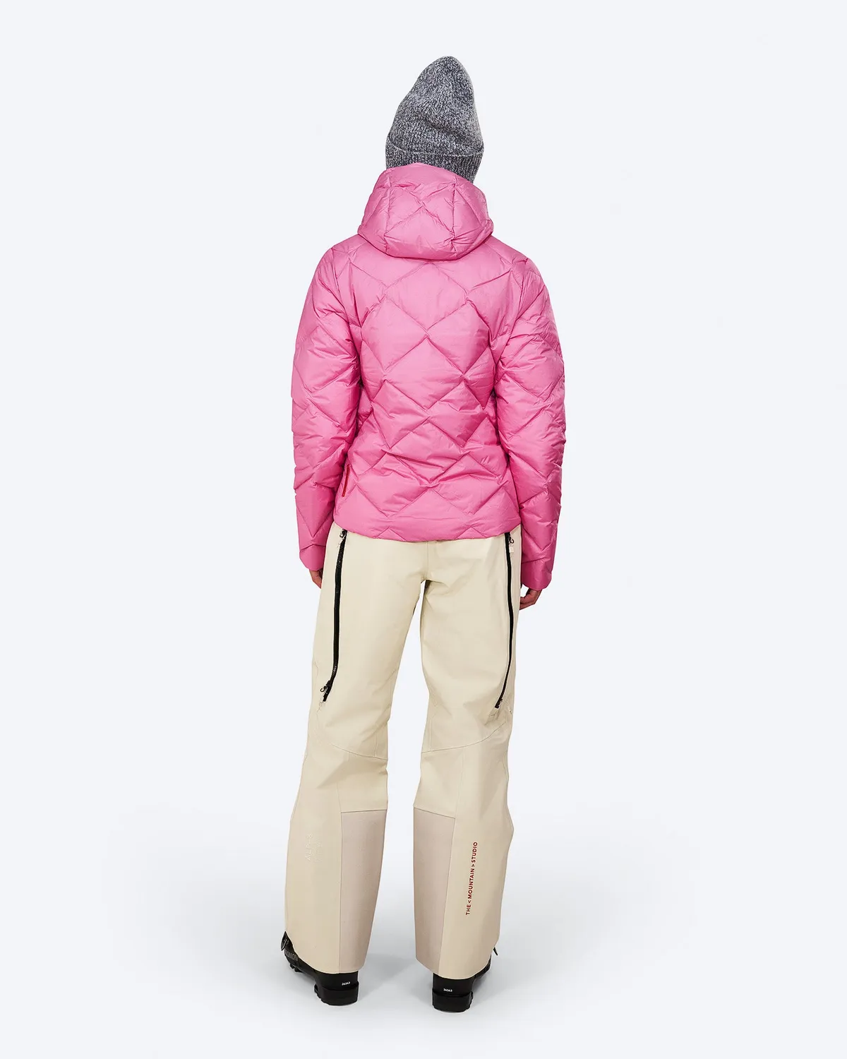 The Mountain Studio D-9 WUL dunjakke dame Strawberry Moon lett