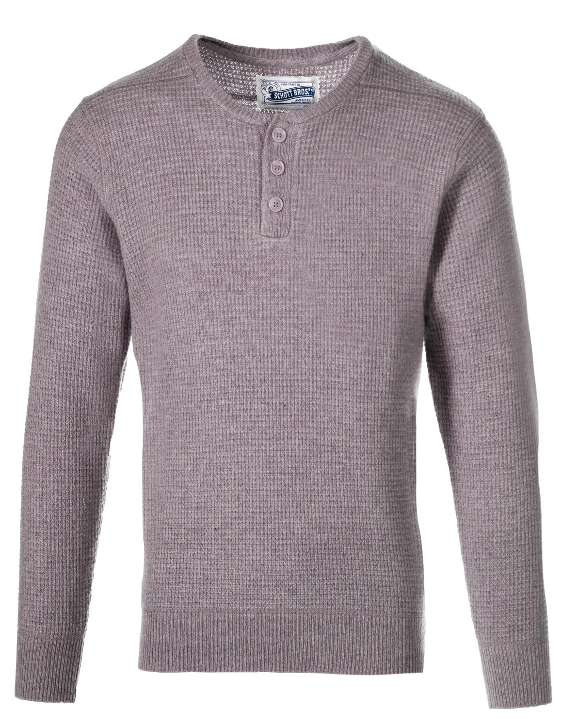 Schott NYC SW1611 ullgenser svart Henley