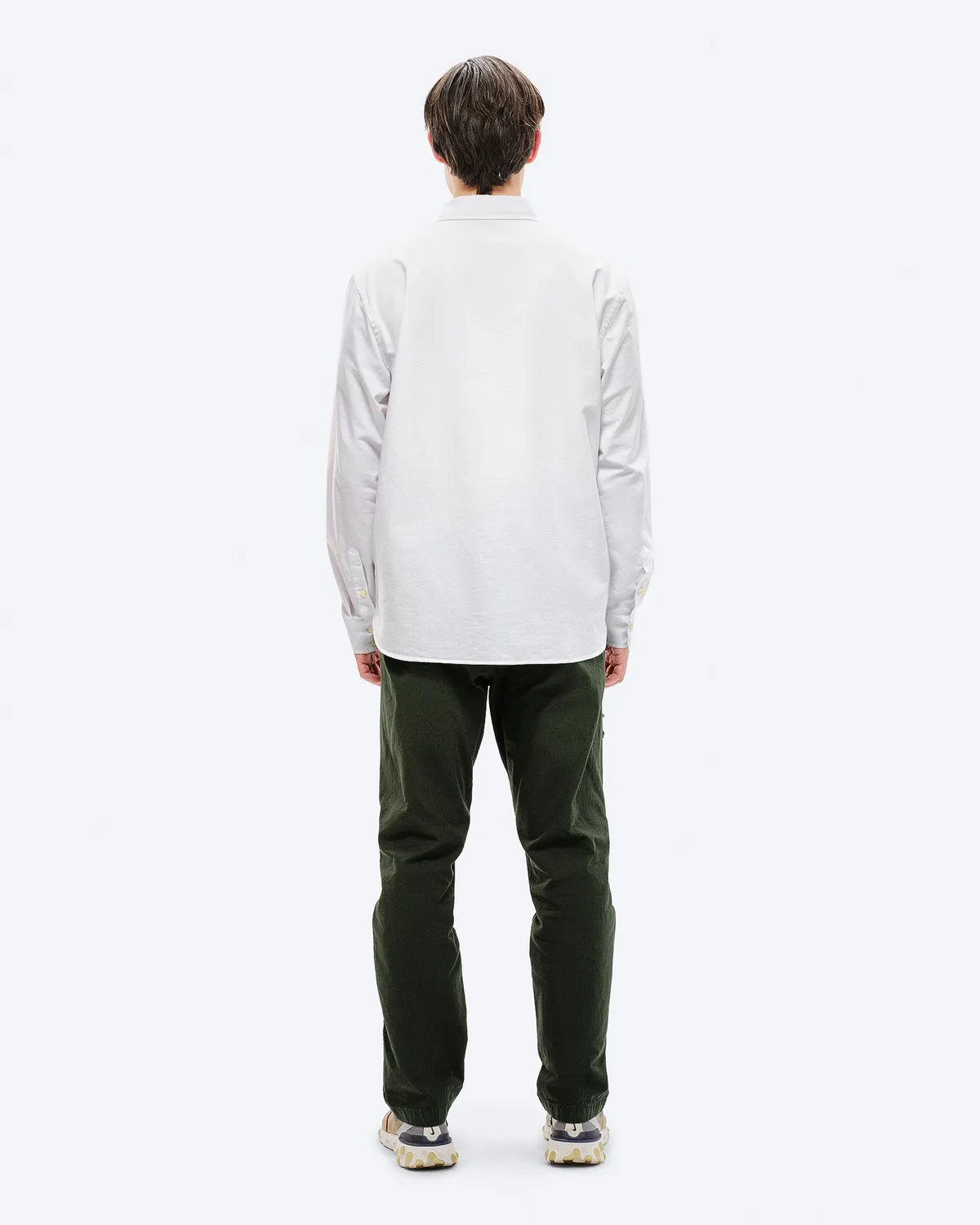The Mountain Studio G-1 oxfordskjorte White bomull