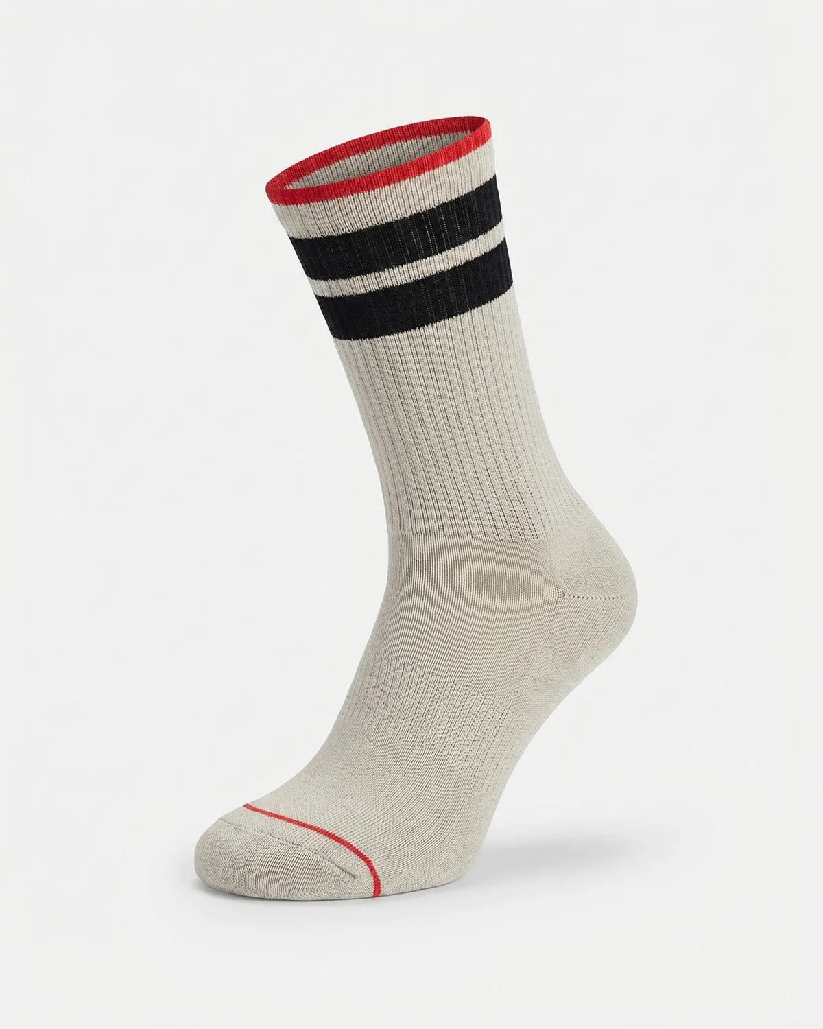 The Mountain Studio W-14 Hike Stripe tursokker Almond Milk 41/44