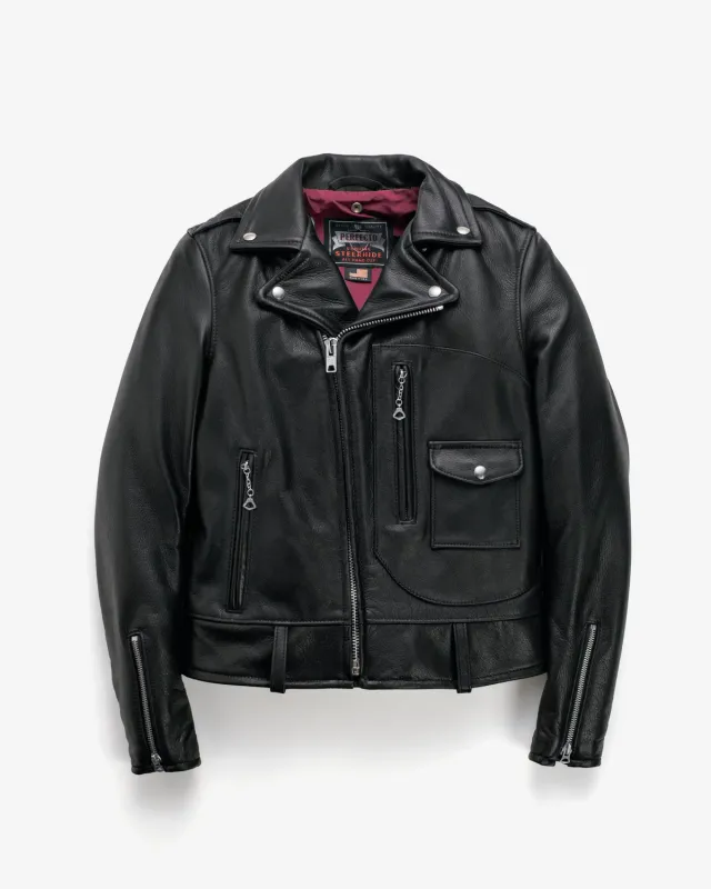 Schott NYC 568 Perfecto motorsykkeljakke svart