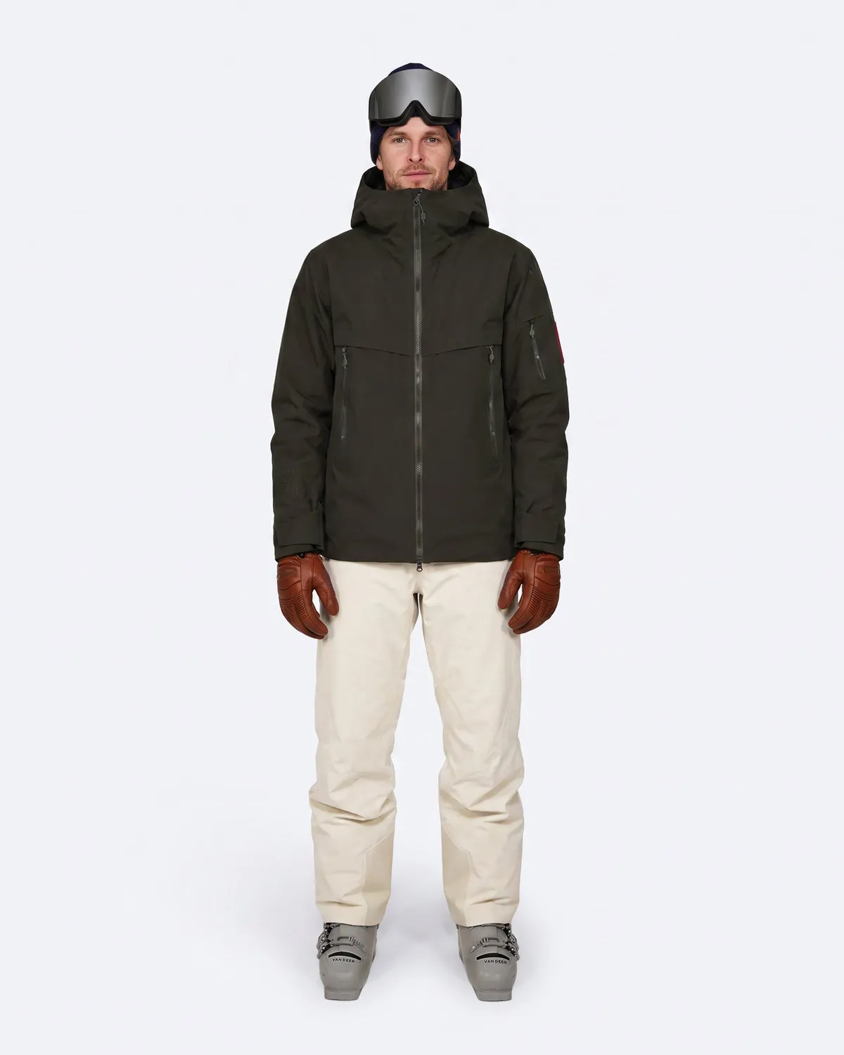 The Mountain Studio S-8 skijakke Peat isolert