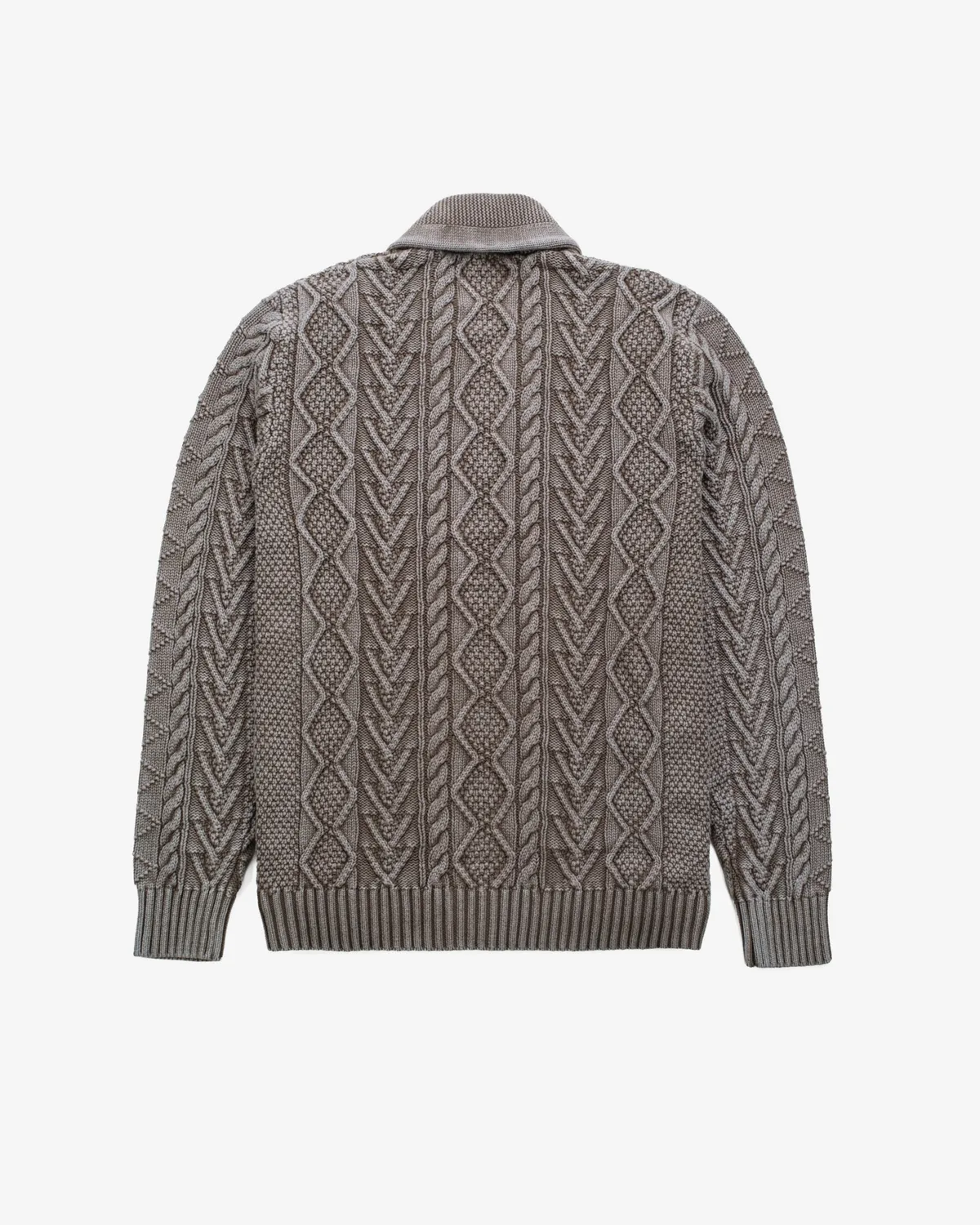 Schott NYC SW2606 cardigan oliven bomull