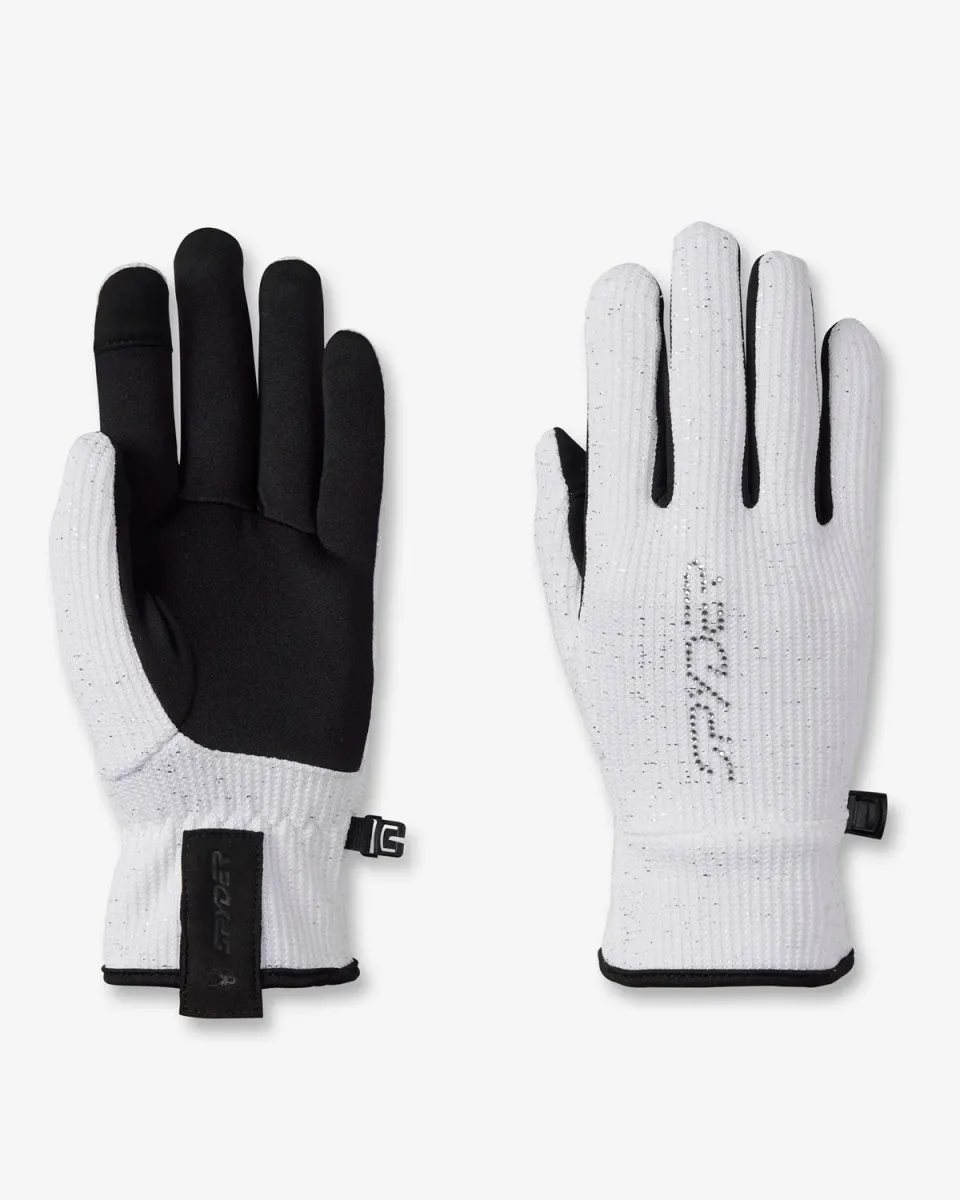 Spyder Luxe hansker dame White touchscreen