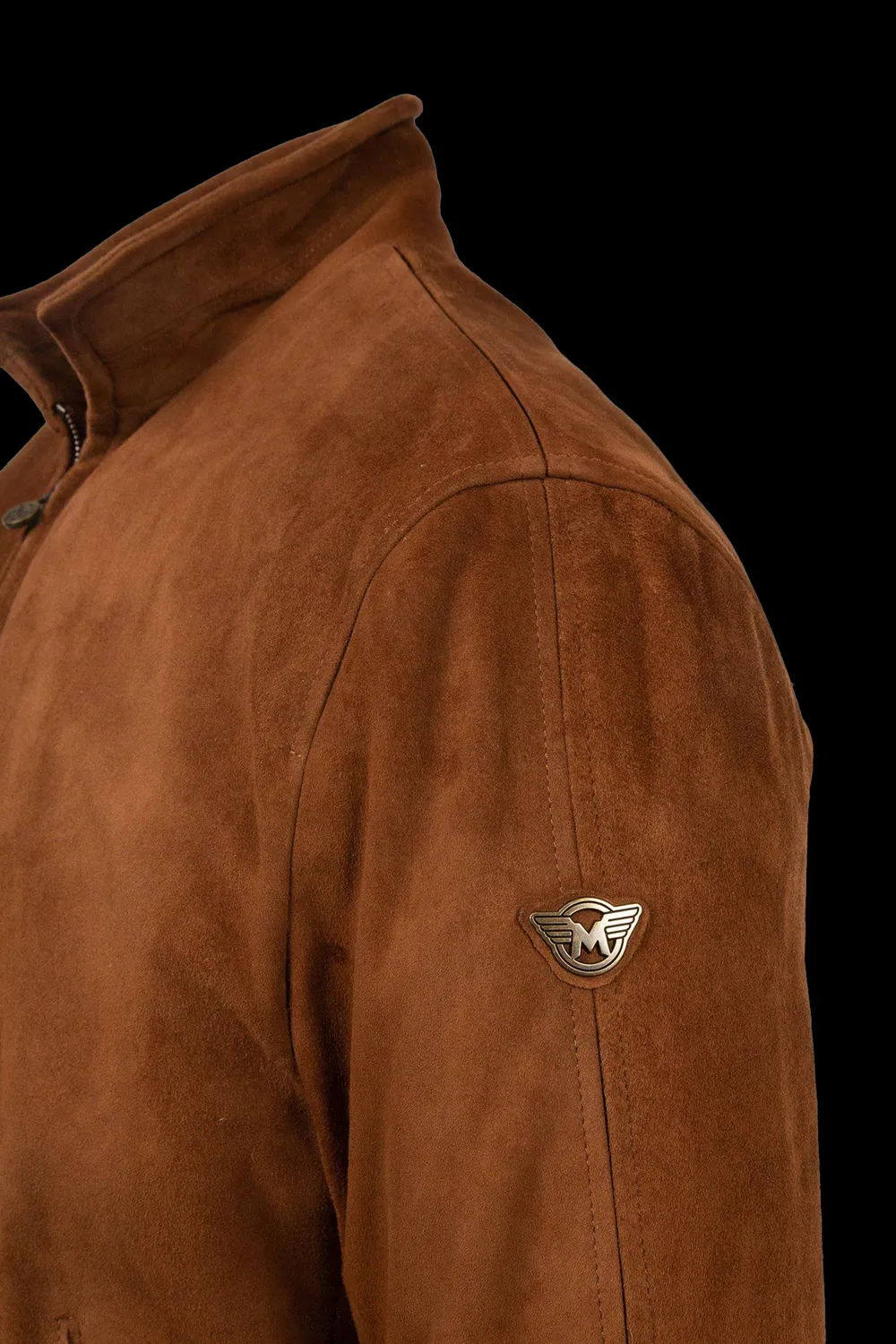 Matchless Craig semsket jakke chocolate brown bomber