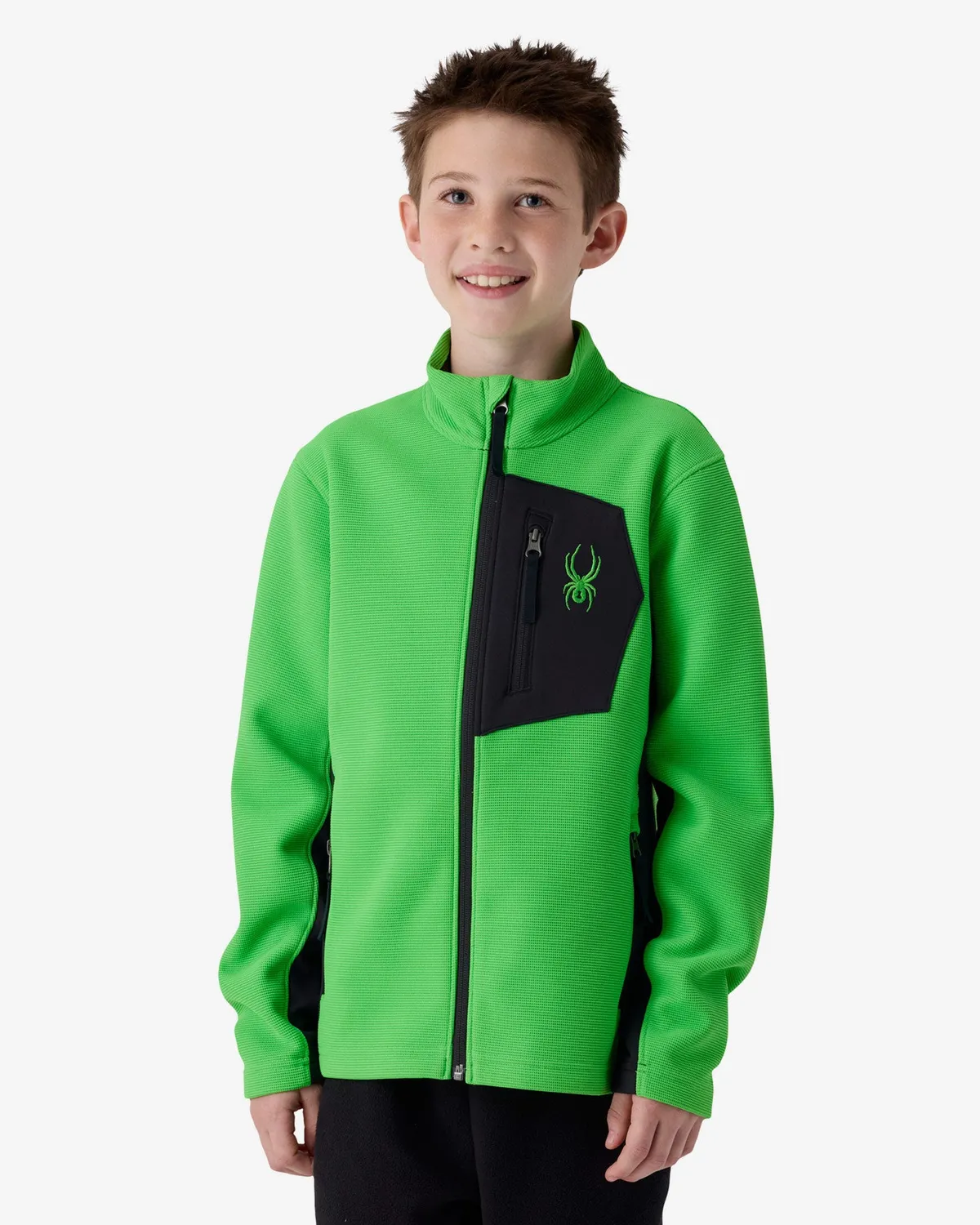 Spyder Bandit fleecejakke gutt strikkefleece
