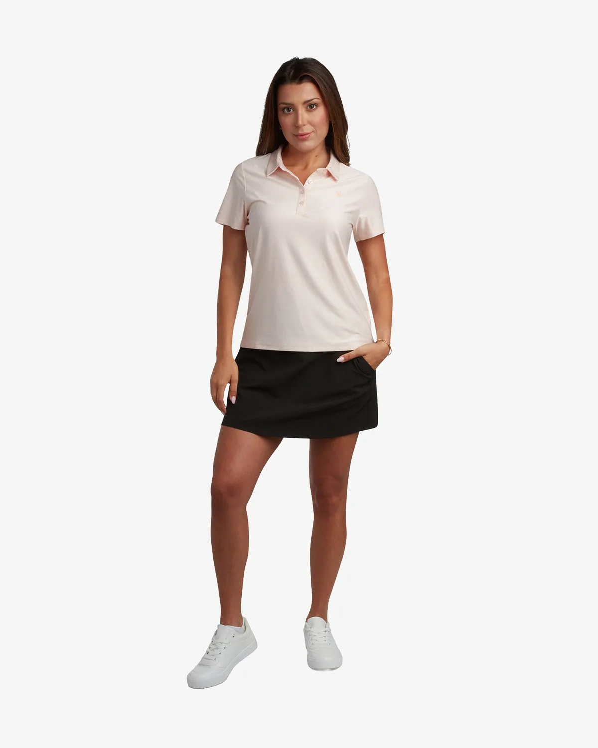 Spyder Weekender polo peach blush – pustende dame