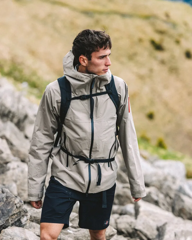The Mountain Studio Z-4 L skalljakke Brindle vanntett 30K