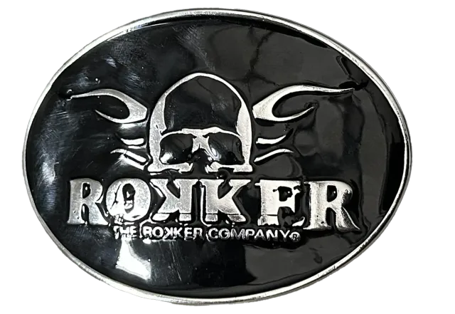 Rokker Belt Buckle Emaille beltespenne metall One Size