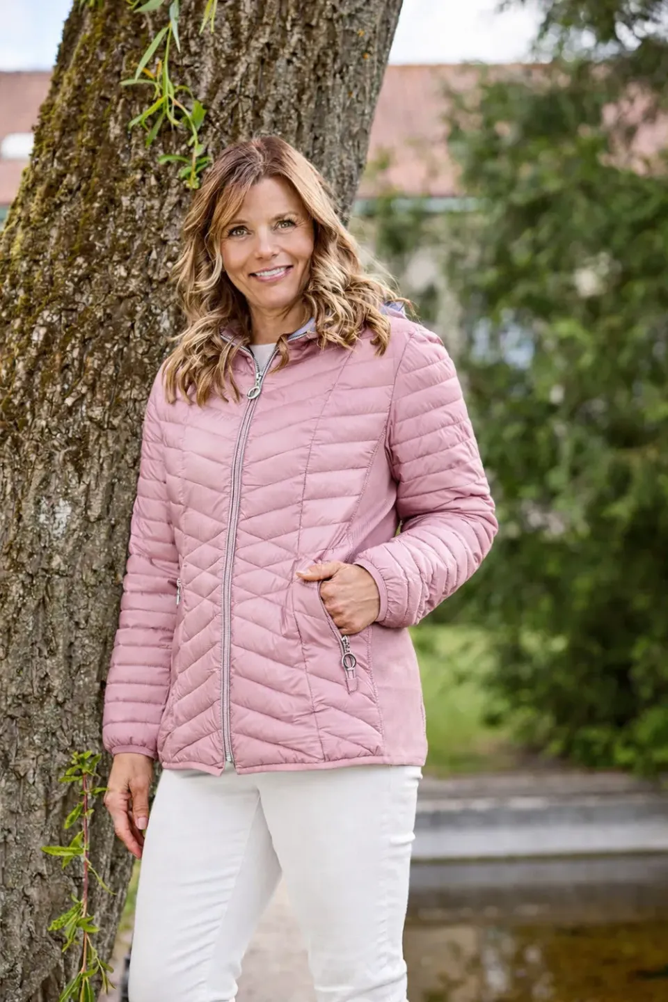 Danwear Katja hybridjakke Rose softshell