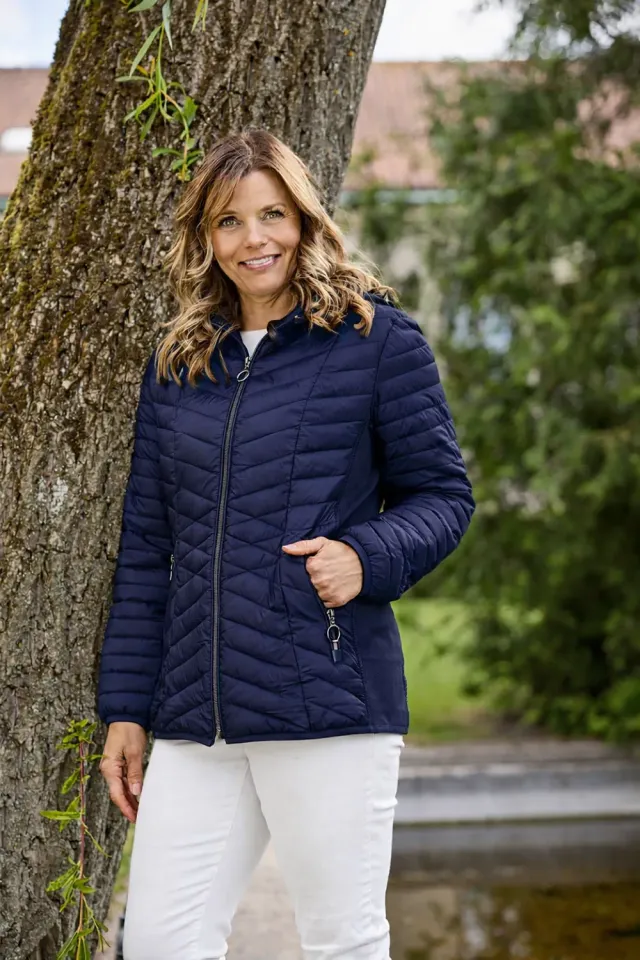 Danwear Windfield Katja hybridjakke navy lett