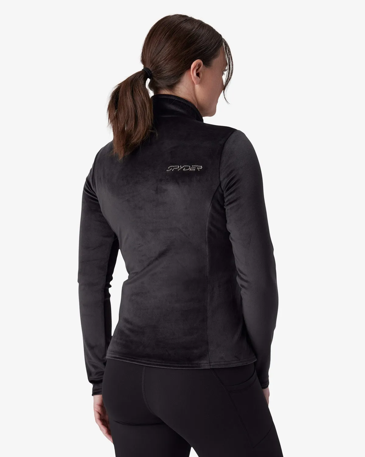 Spyder Shimmer Bug fleecegenser dame svart velour