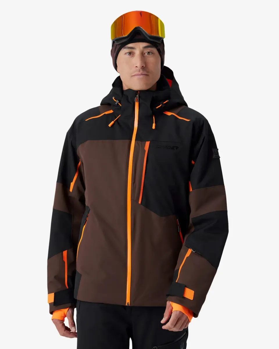 Spyder Leader Jacket skijakke mocha 30K vanntett