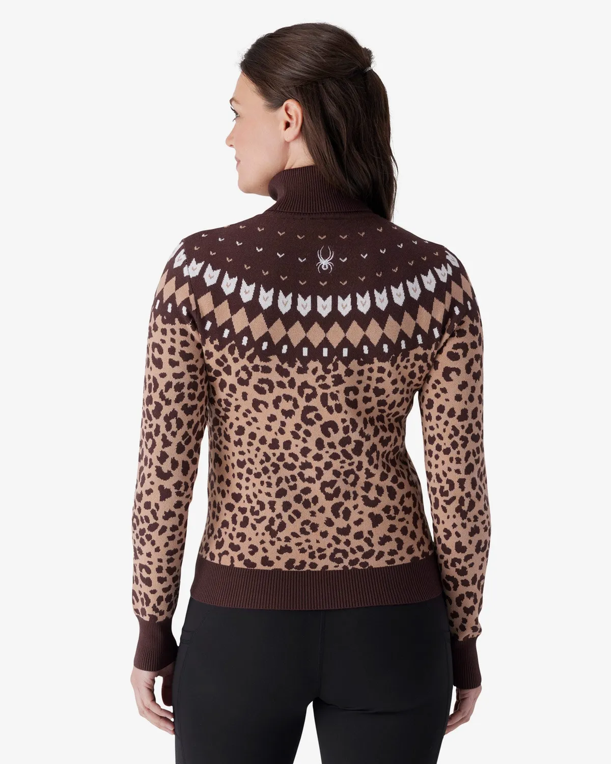 Spyder Stellar skigenser dame leopard rullekrage