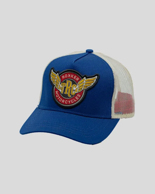 Rokker Wings Trukker caps blå