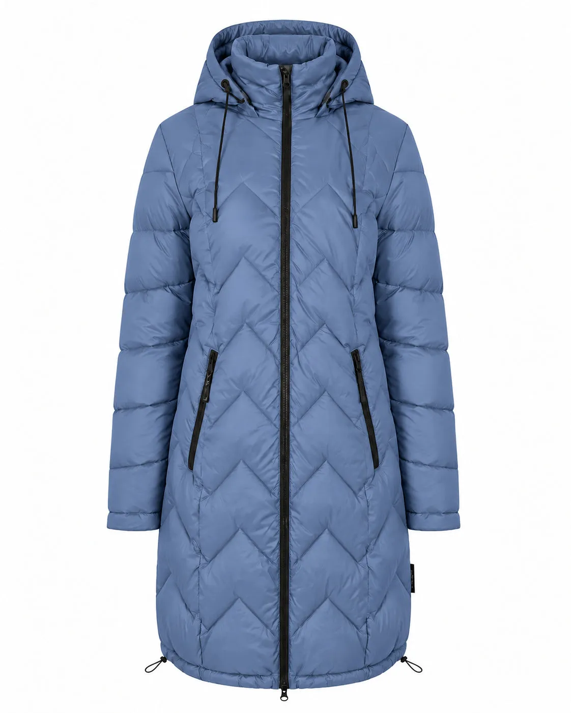 Windfield Kit vinterjakke light blue lang