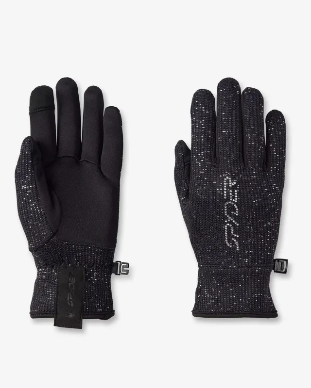Spyder Luxe fleecehansker dame sort myke