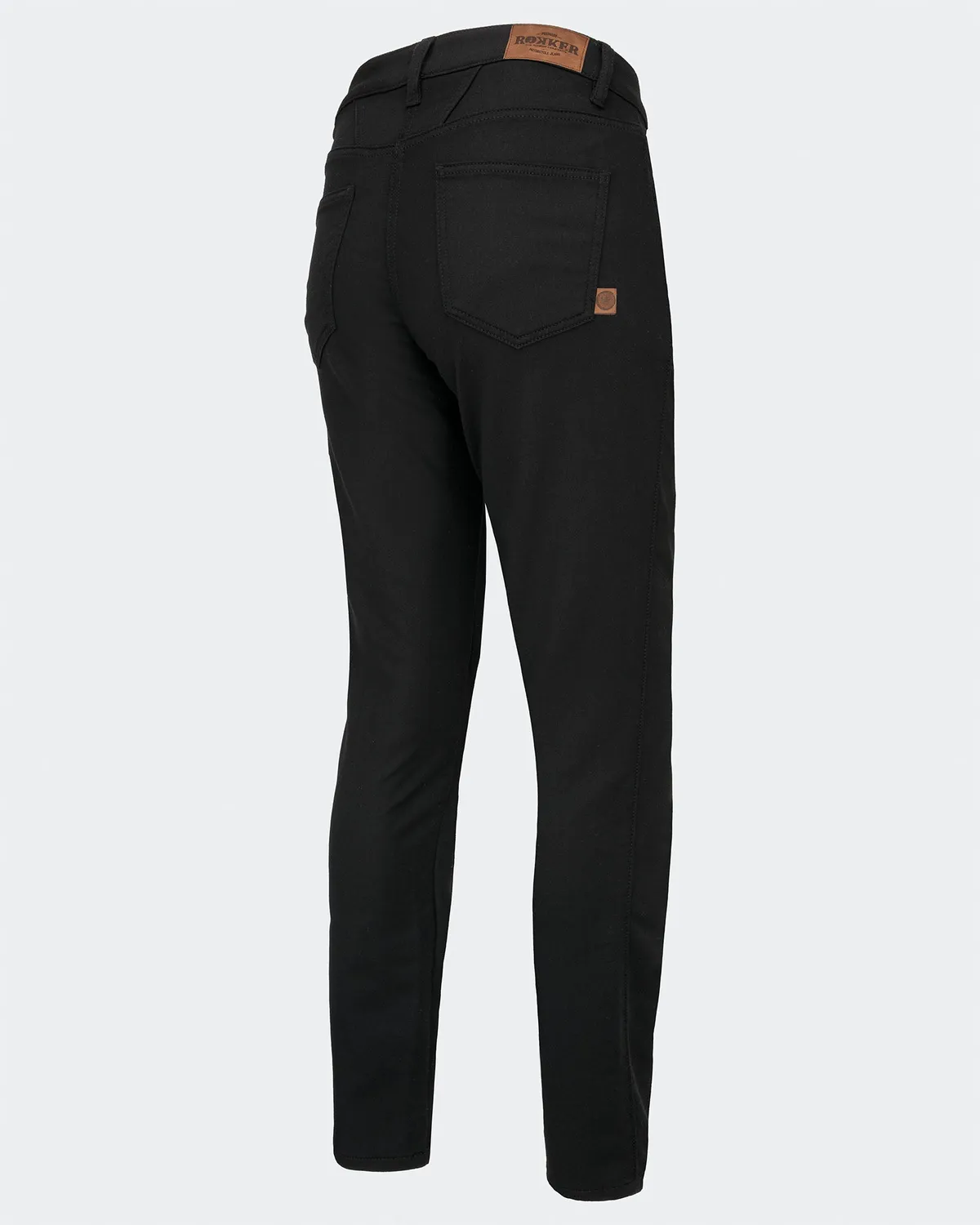 Rokker Pearl motorsykkeljeans dame svart AA