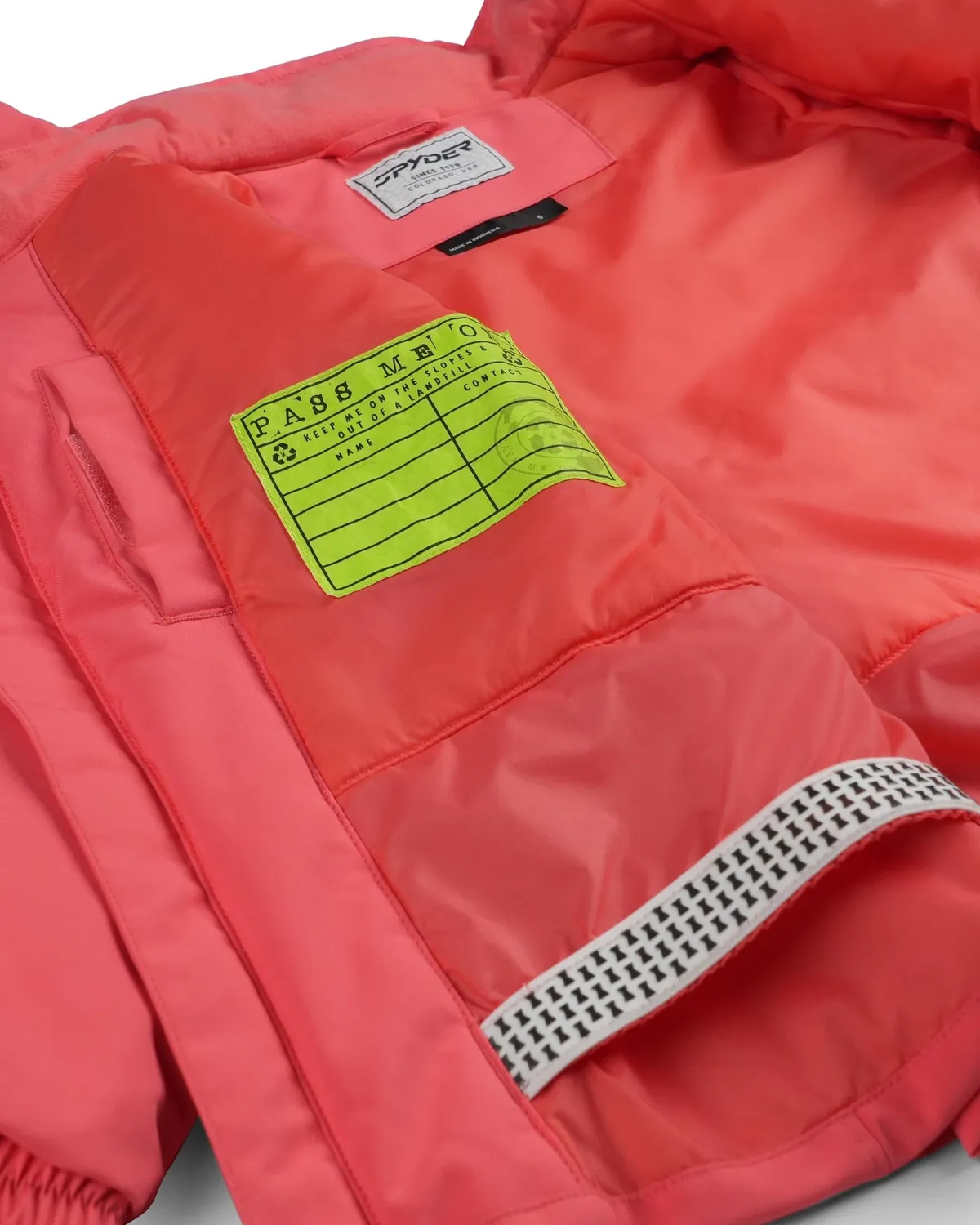 Spyder Lola skijakke småbarn coral 10K