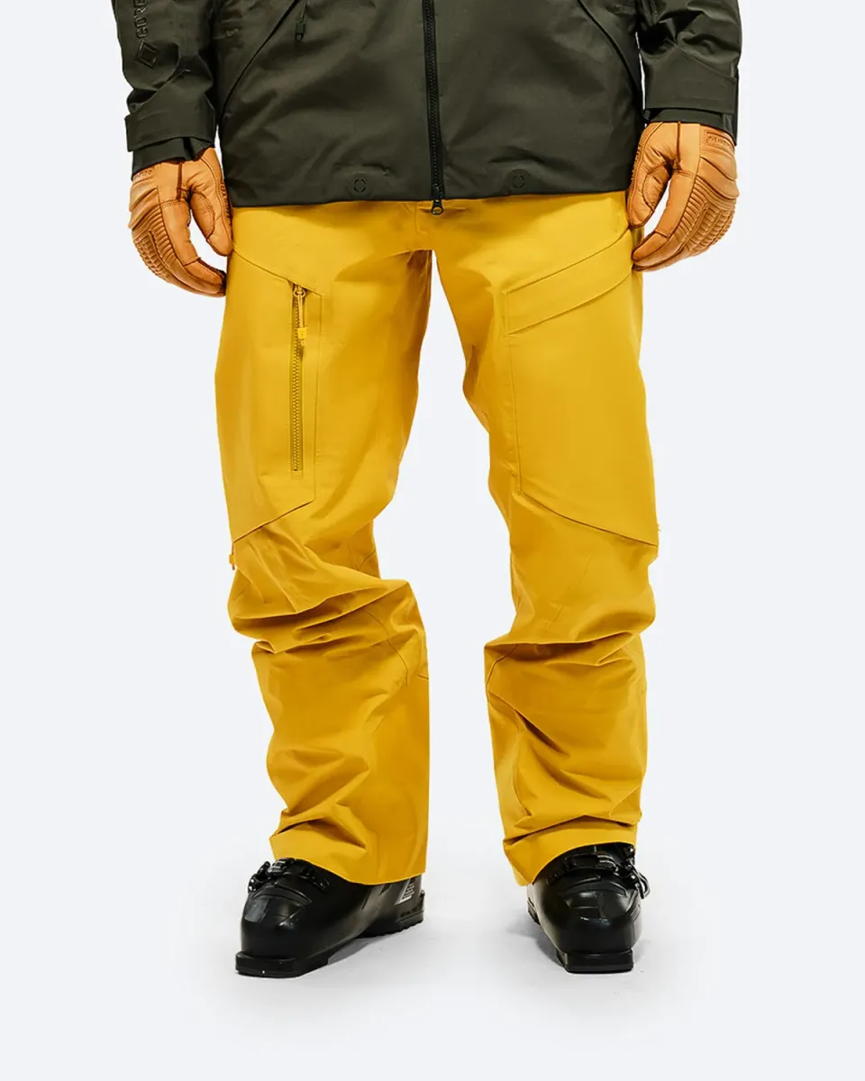 The Mountain Studio Y-1 PRO GORE-TEX skallbukse Nugget Gold