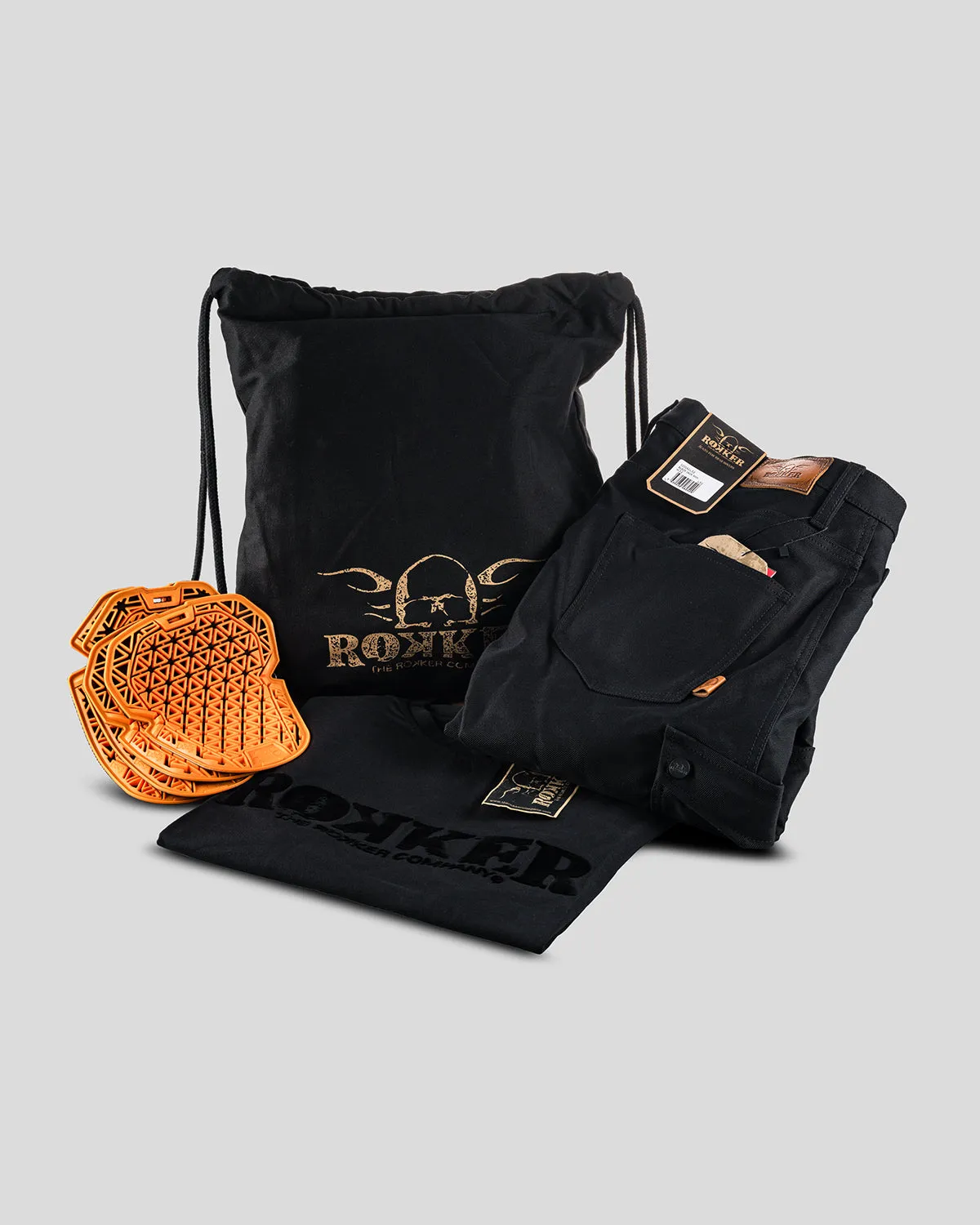 Rokker Black Jack Slim II jeans grå vindtett