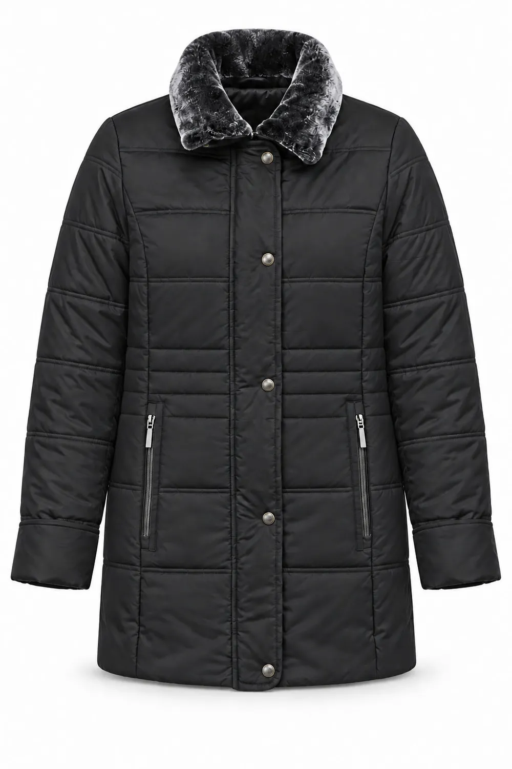Windfield Mille vinterjakke svart vindtett dame