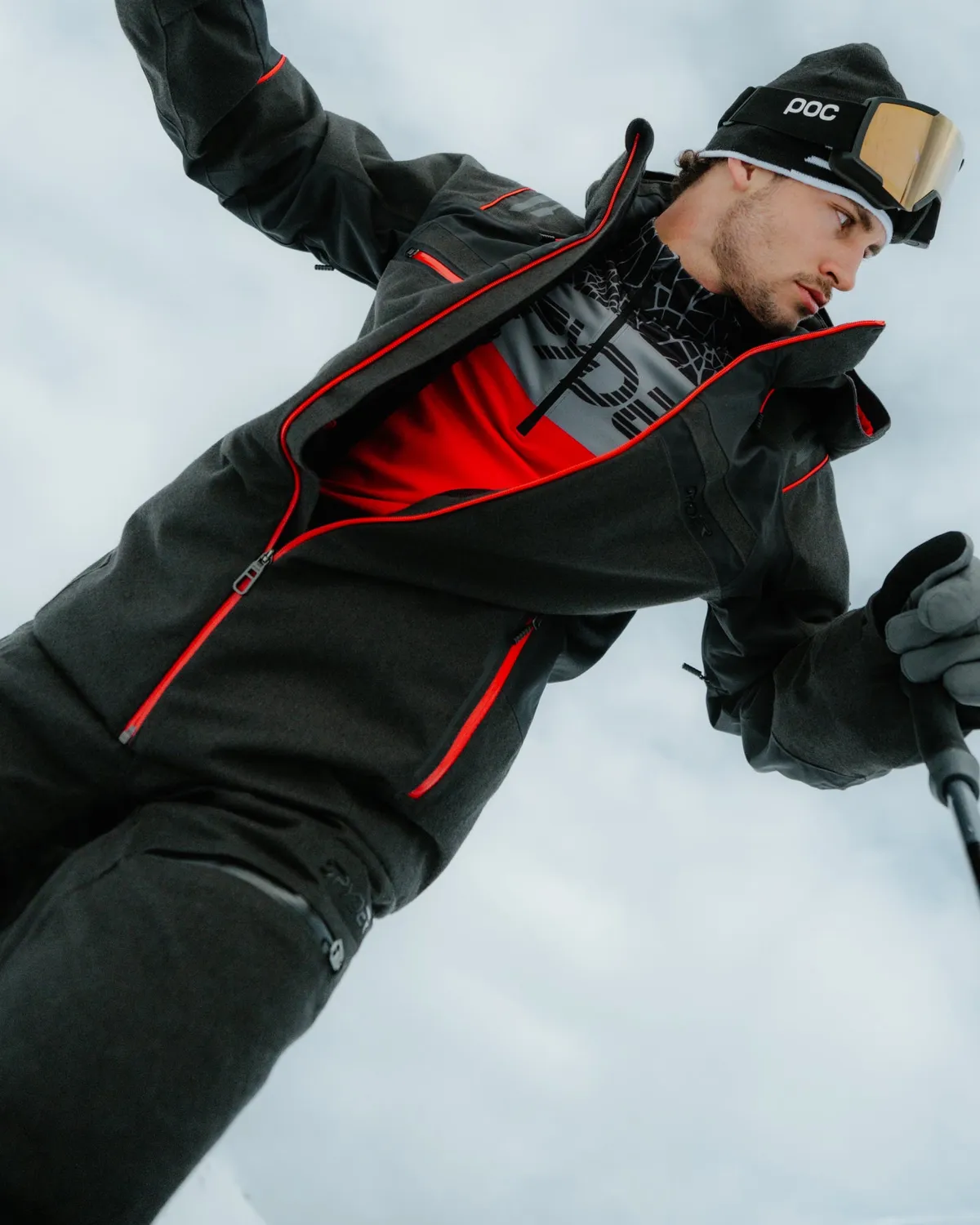 Spyder Dare skibukse 30K black melange isolert