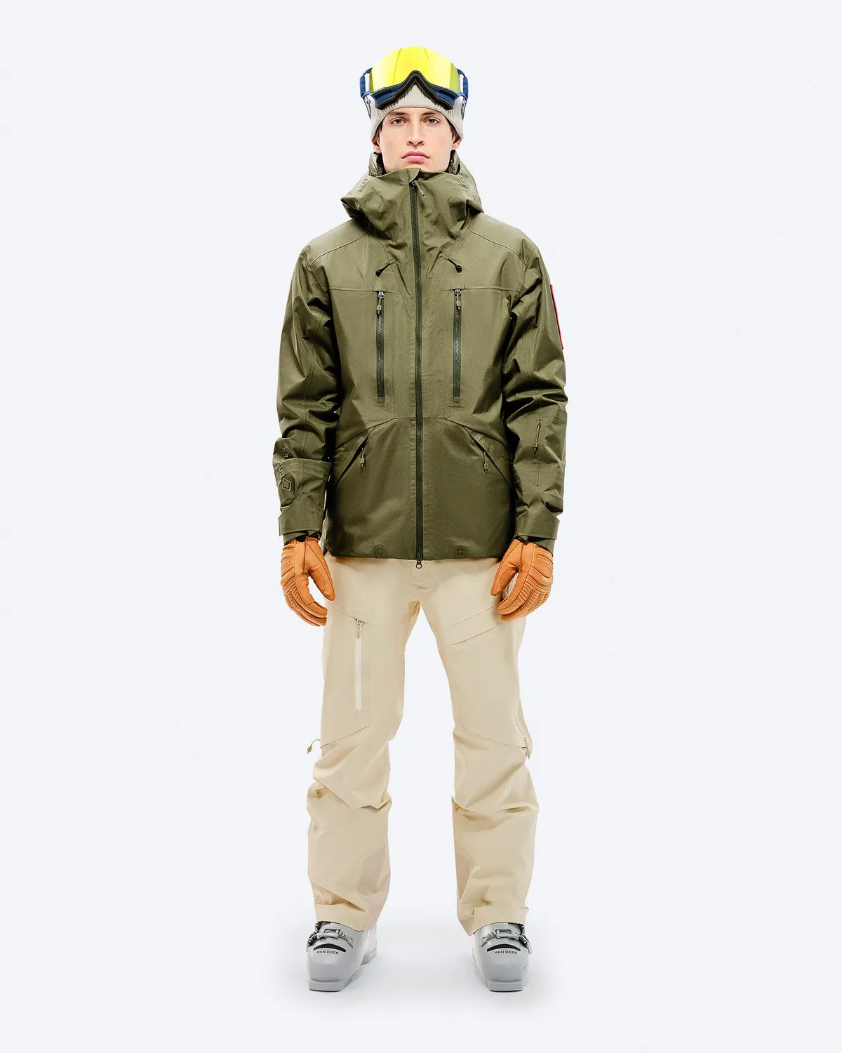 The Mountain Studio Z-2 EPE skalljakke Winter Moss Gore-Tex