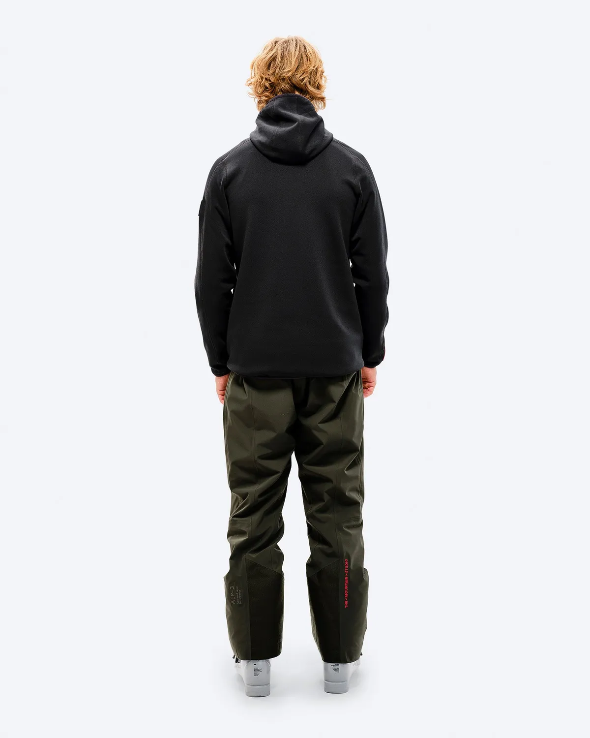 The Mountain Studio M-7 Tech Fleece Hood fleecejakke Black Onyx
