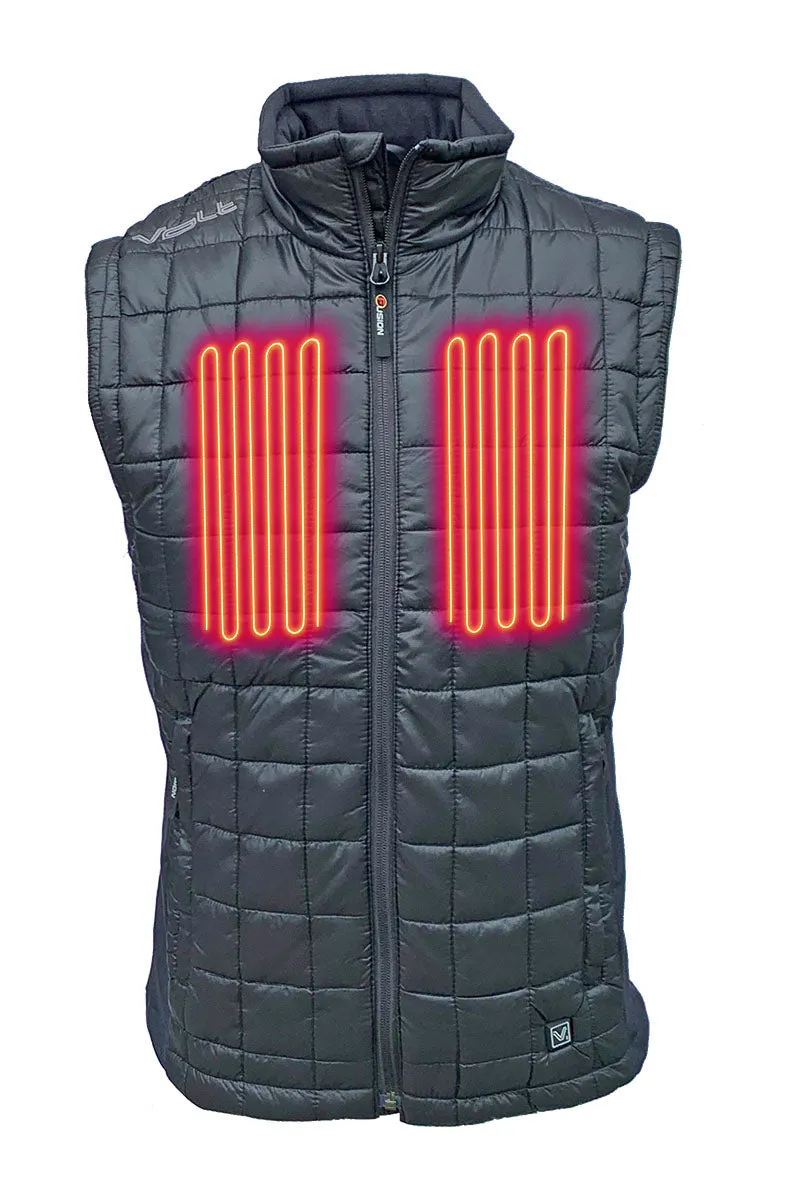 VoltHeat Fusion varmevest svart 12V/7V