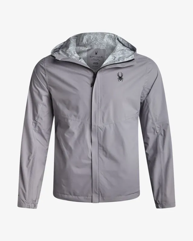 Spyder Cloudy Day regnjakke herre pewter vanntett