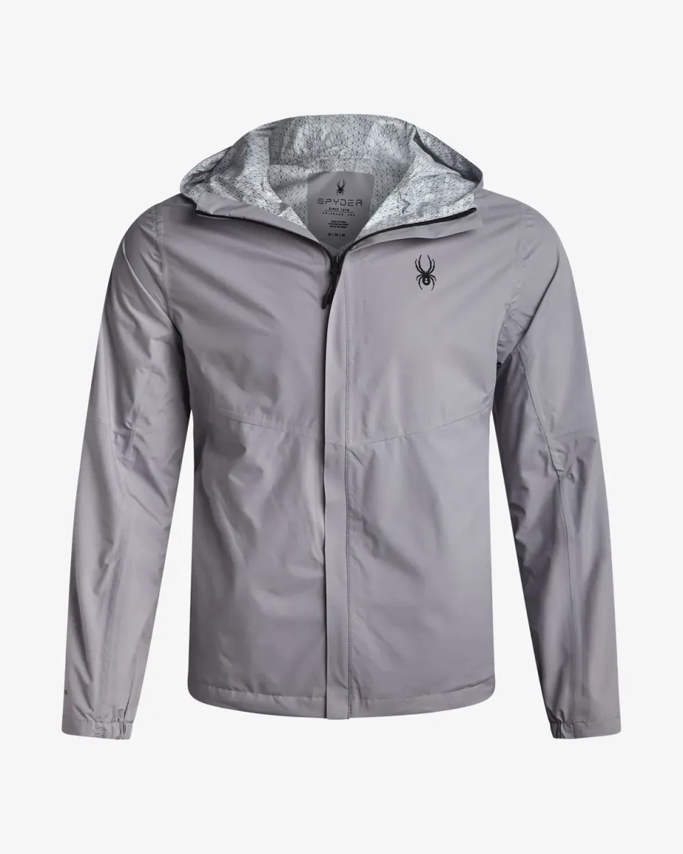 Spyder Cloudy Day regnjakke herre pewter vanntett