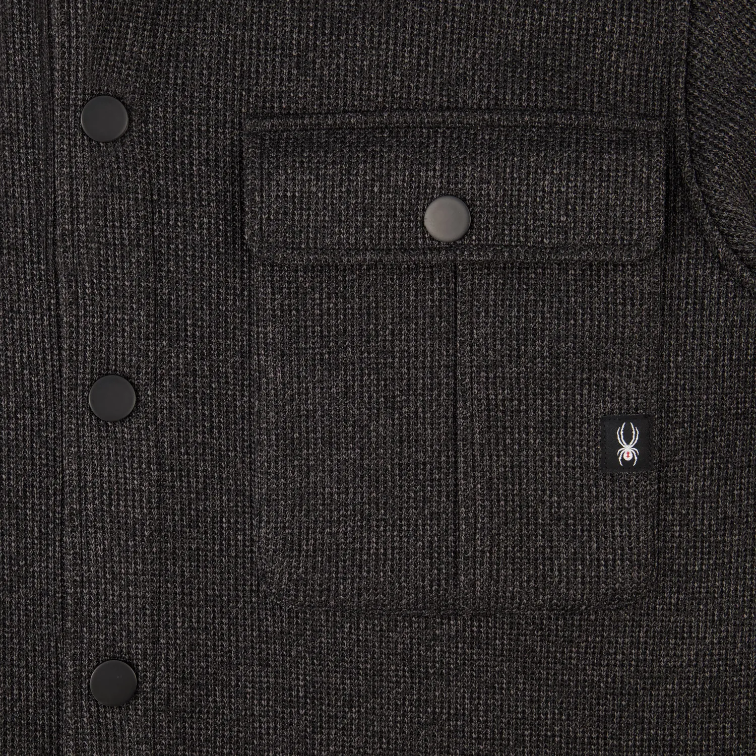 Spyder Sweater Fleece skjortejakke herre Pewter