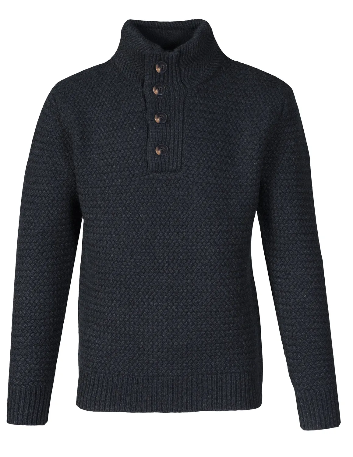 Schott NYC SW1614 ullgenser svart – henley ullblanding