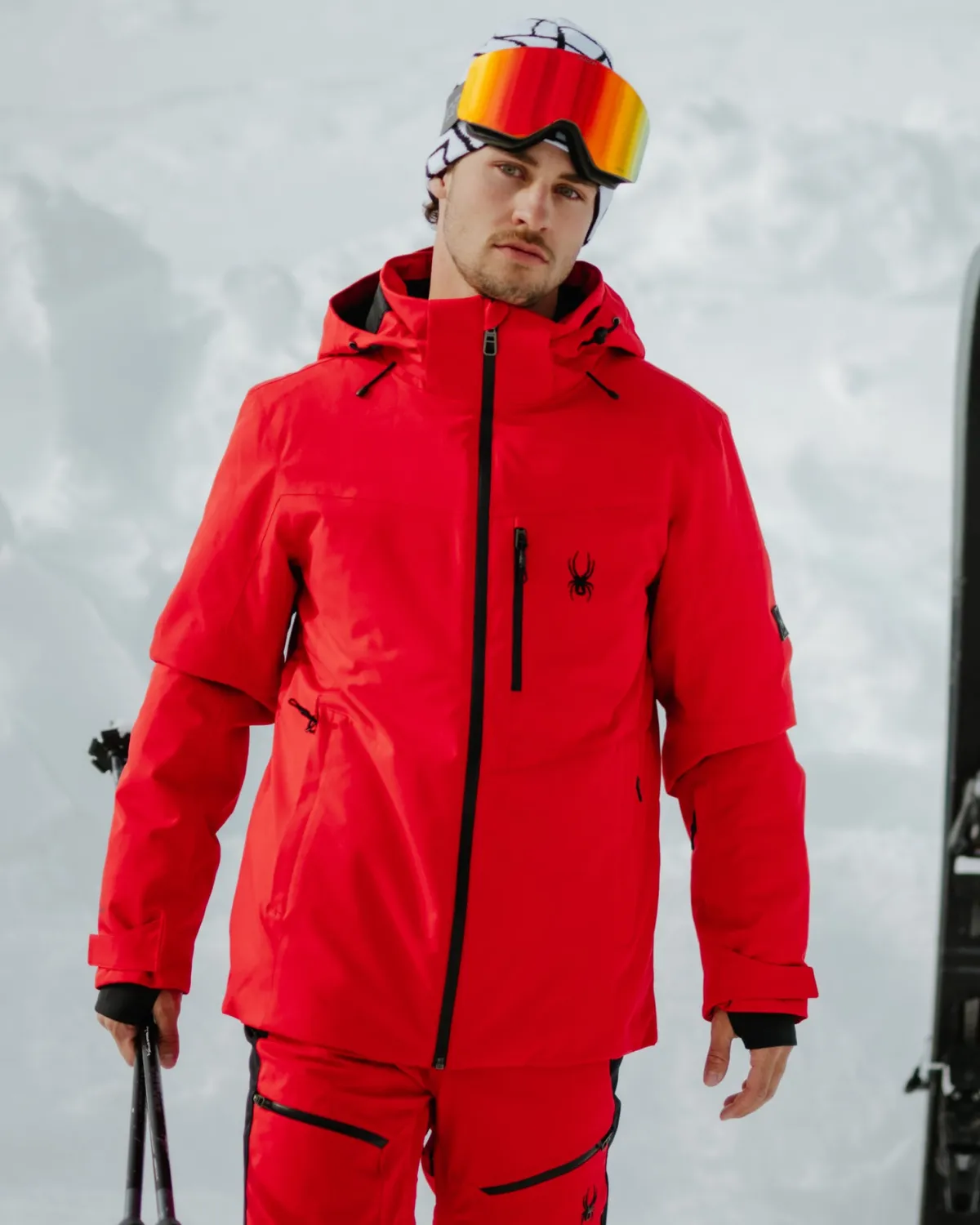 Spyder Copper skijakke herre Spyder Red varm 20K